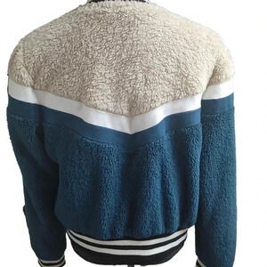 Celebrity Pink Women's Faux-Fur Varsity Bomber Coat Jacket